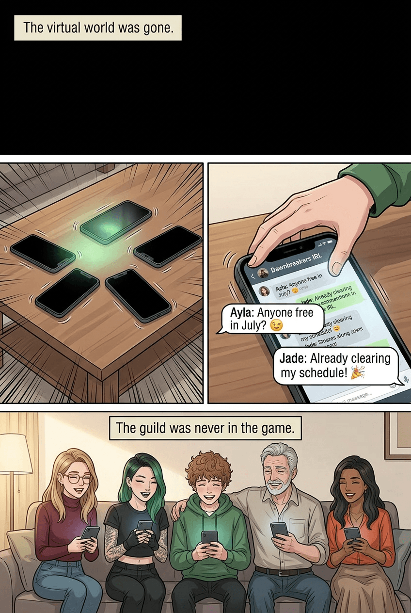 Guild Meetup IRL, page 10 of 10, Manhwa style