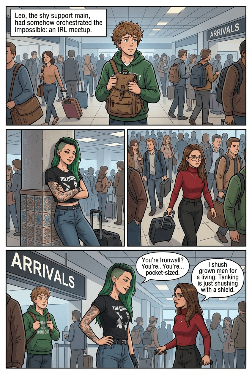 Guild Meetup IRL, page 2 of 10, Manhwa style