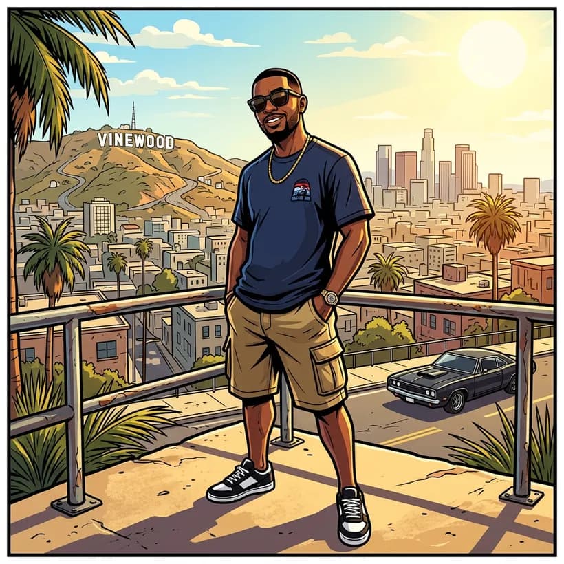 GTA comic art style example
