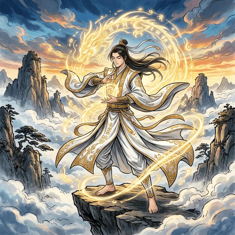Manhua comic art style example
