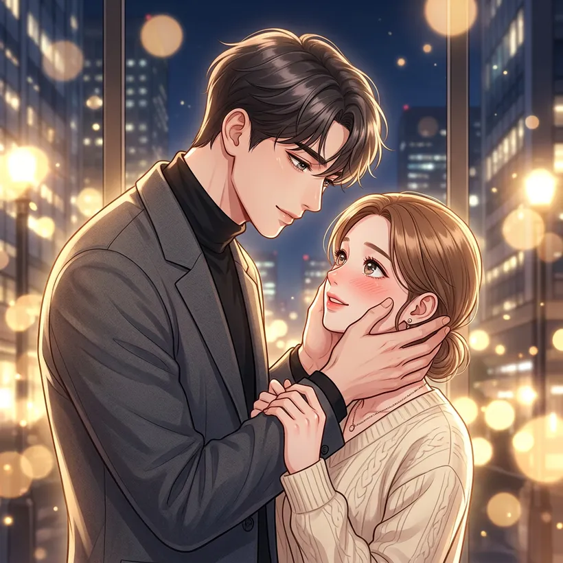Romance Webtoon comic art style example