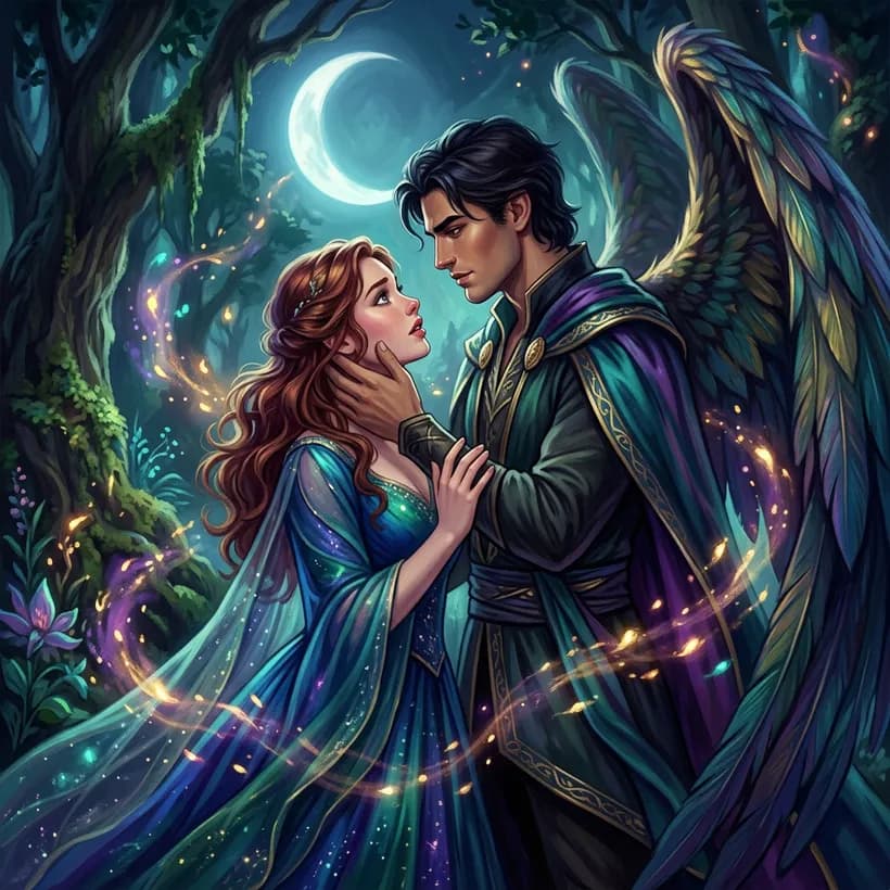 Romantasy comic art style example