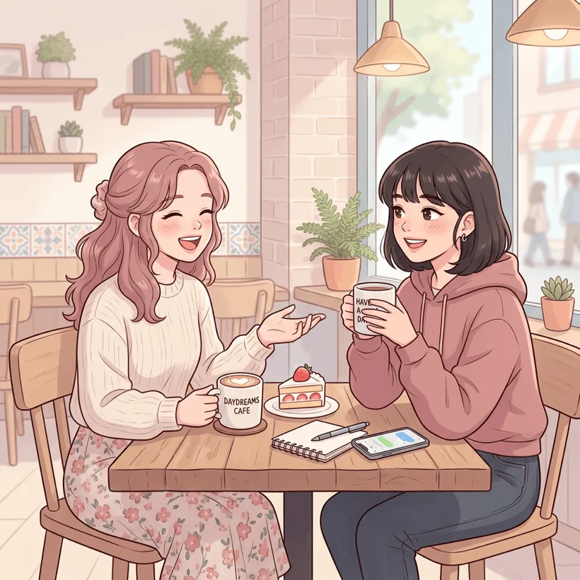 Webtoon comic art style example