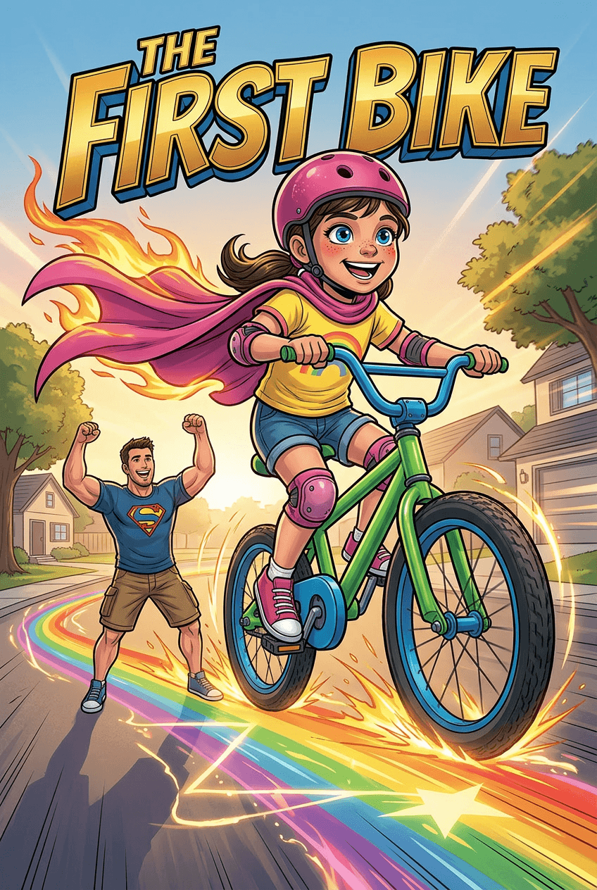 The First Bike, a 5-page comic made with Comikaze